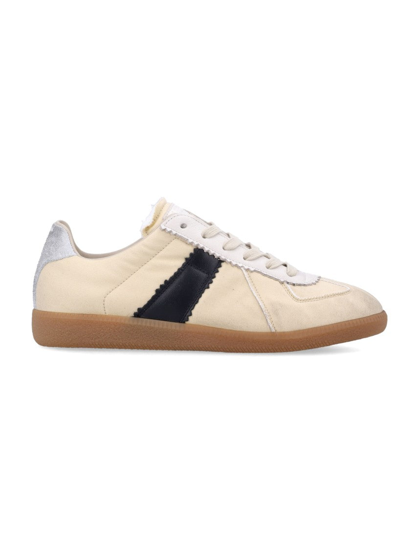 Maison Margiela Replica Beige Low-Top Sneakers