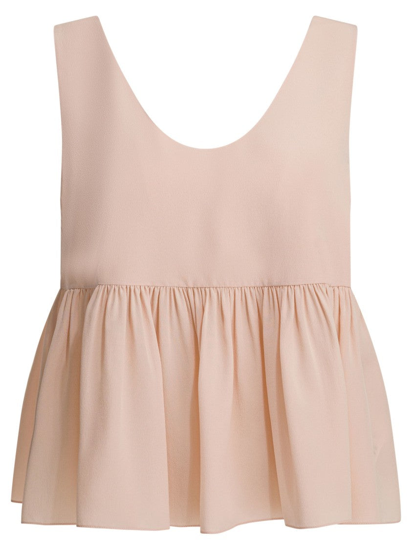 Chloé Silk Crepe De Chine Top