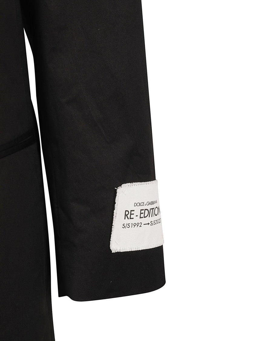 Dolce & Gabbana Tailored Black Jacket With Notched Lapels