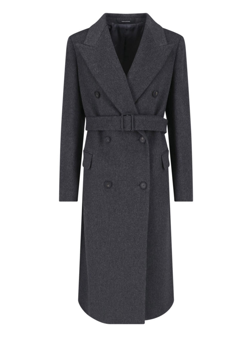 Tagliatore Grey Jole Virgin Wool Coat