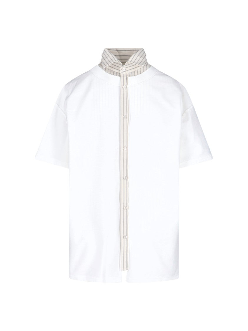 Maison Margiela Inverted Shirt – White & Beige