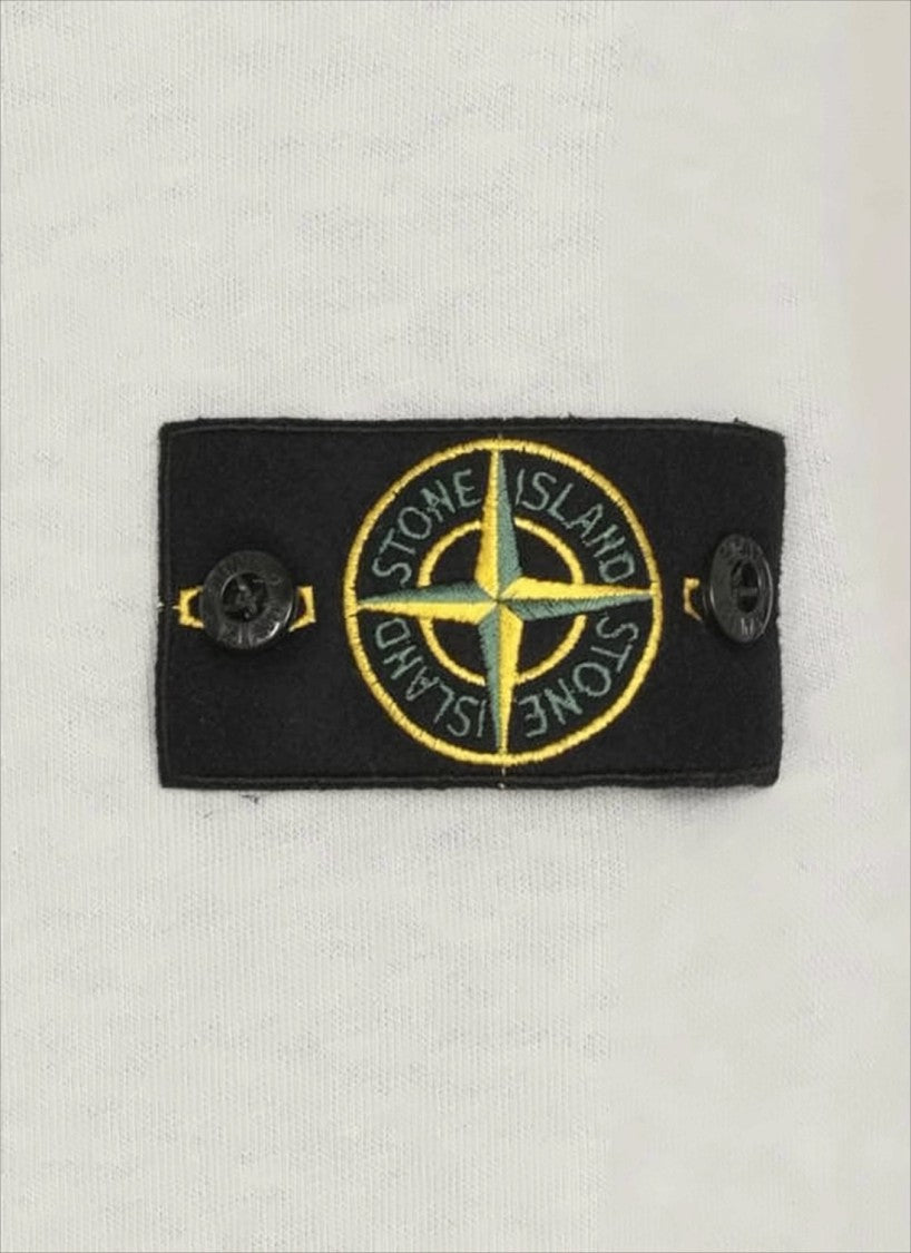 Stone Island Long-Sleeve Crewneck Shirt With Subtle Logo Patch