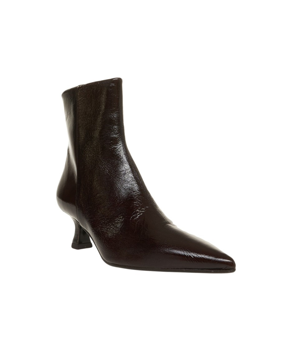 Billi Bi Patent Leather Ankle Boots