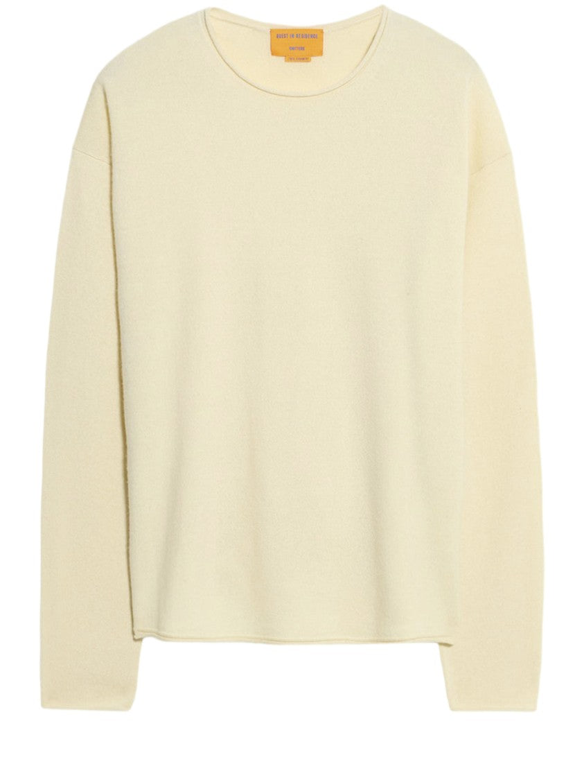 Guest In Residence Cream Oversized Cashmere Sweater