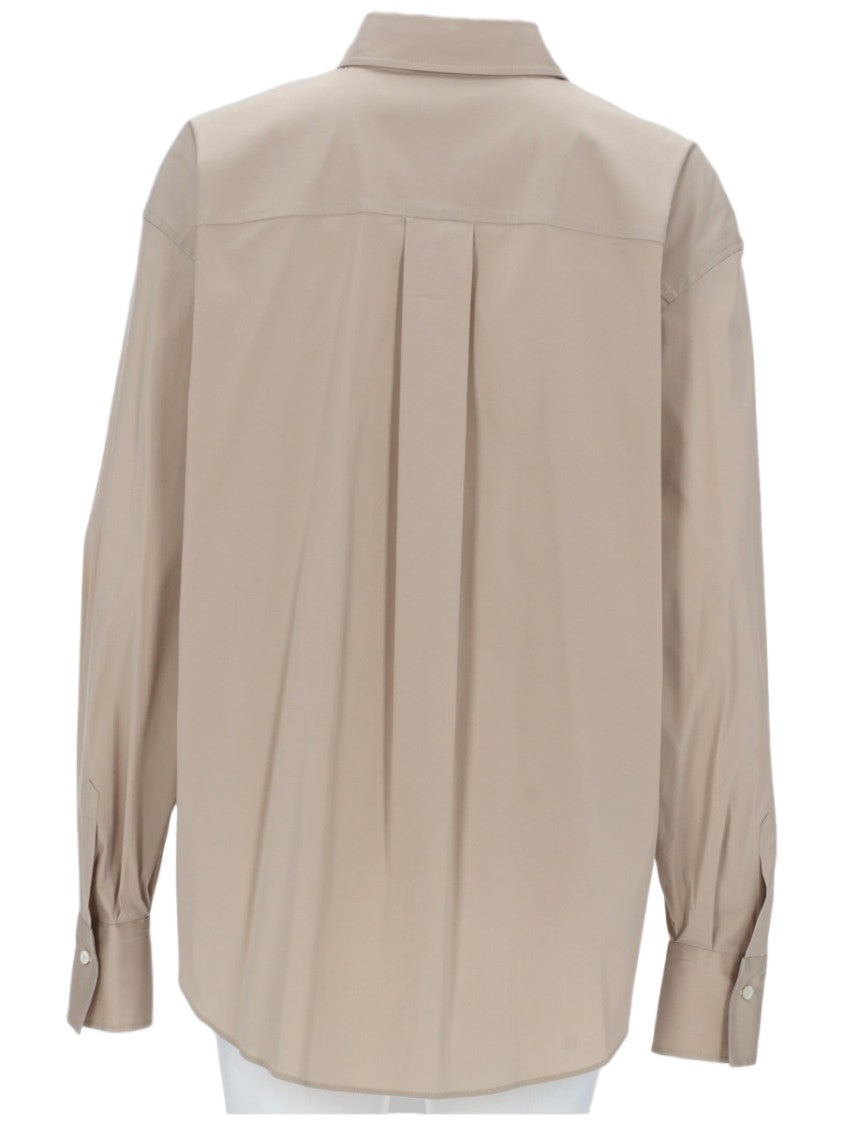 Brunello Cucinelli Relaxed-Fit Monili Detail Cotton-Blend Shirt
