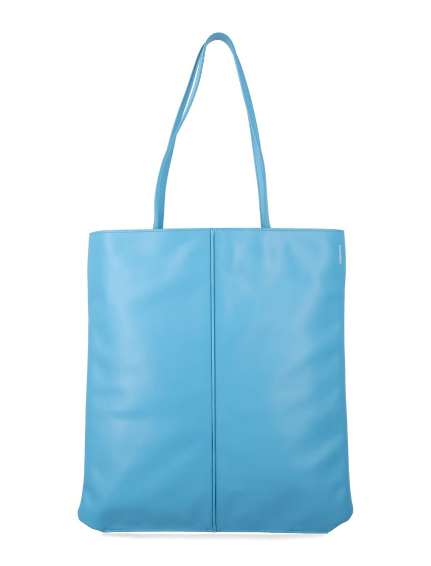 Jil Sander Linea Smooth Leather Central Piping Tote