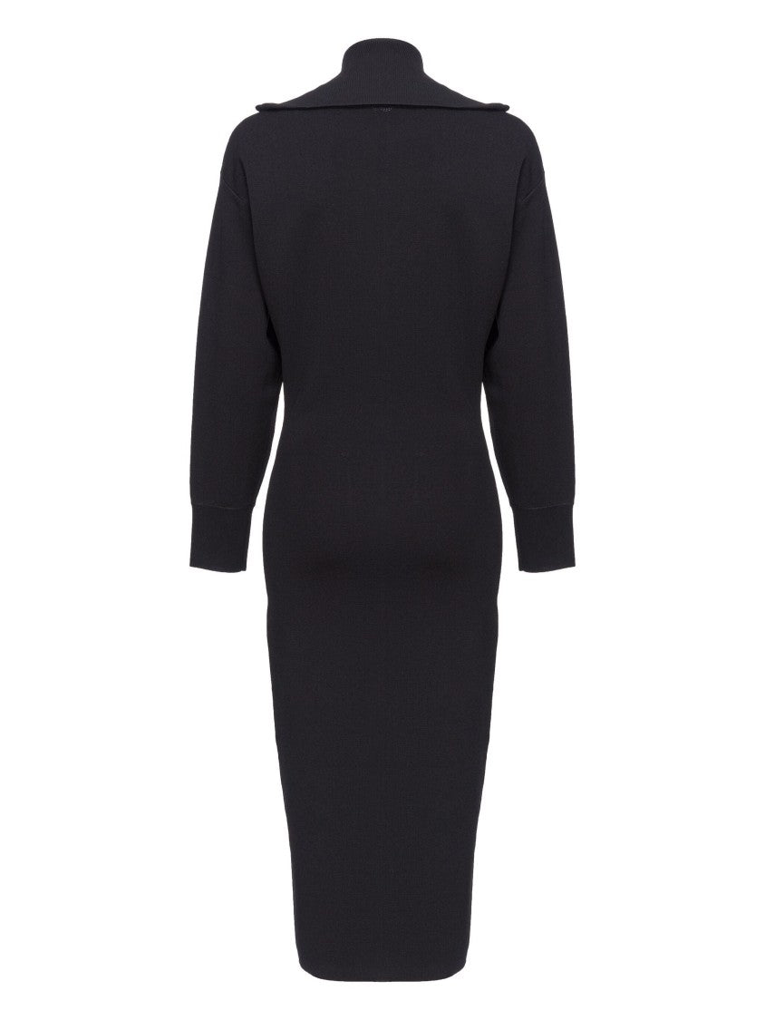 Pinko Long-Sleeve Zip-Up Dress