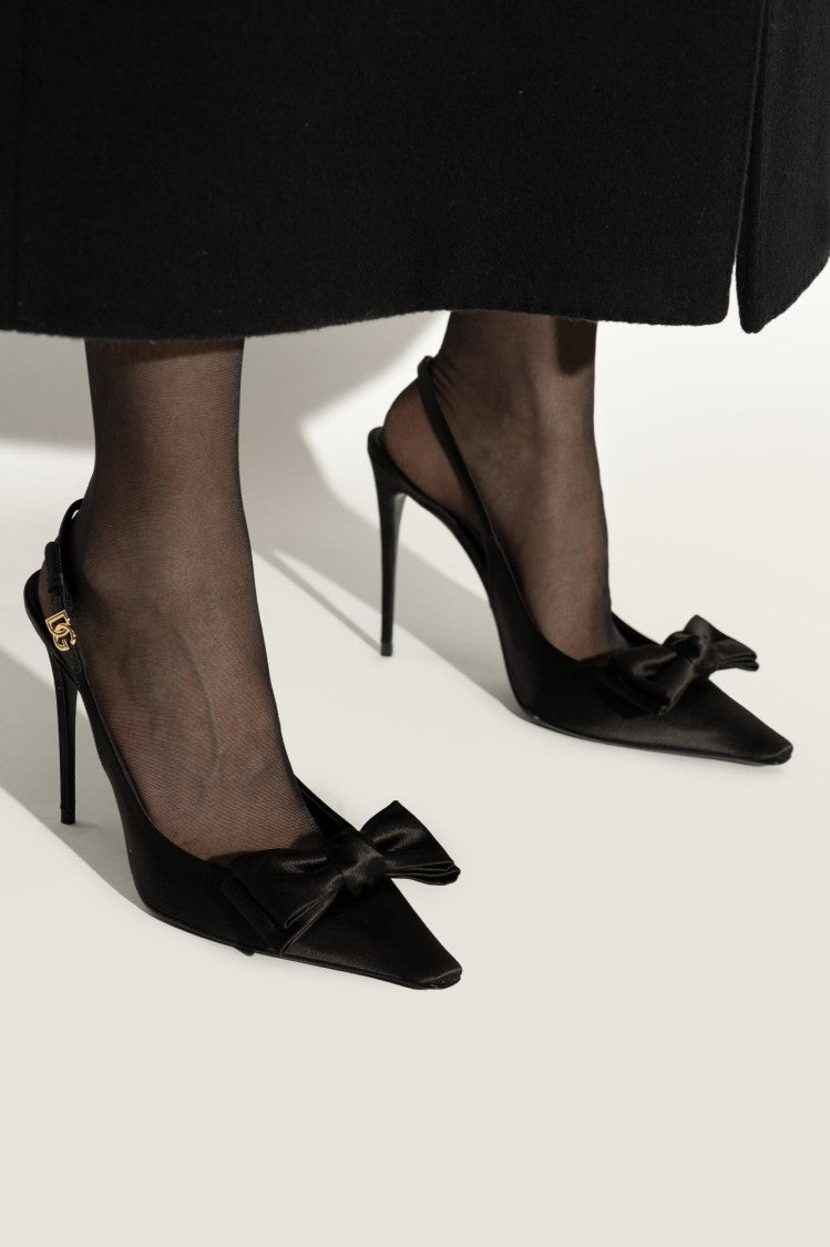 Dolce & Gabbana Satin High Heels