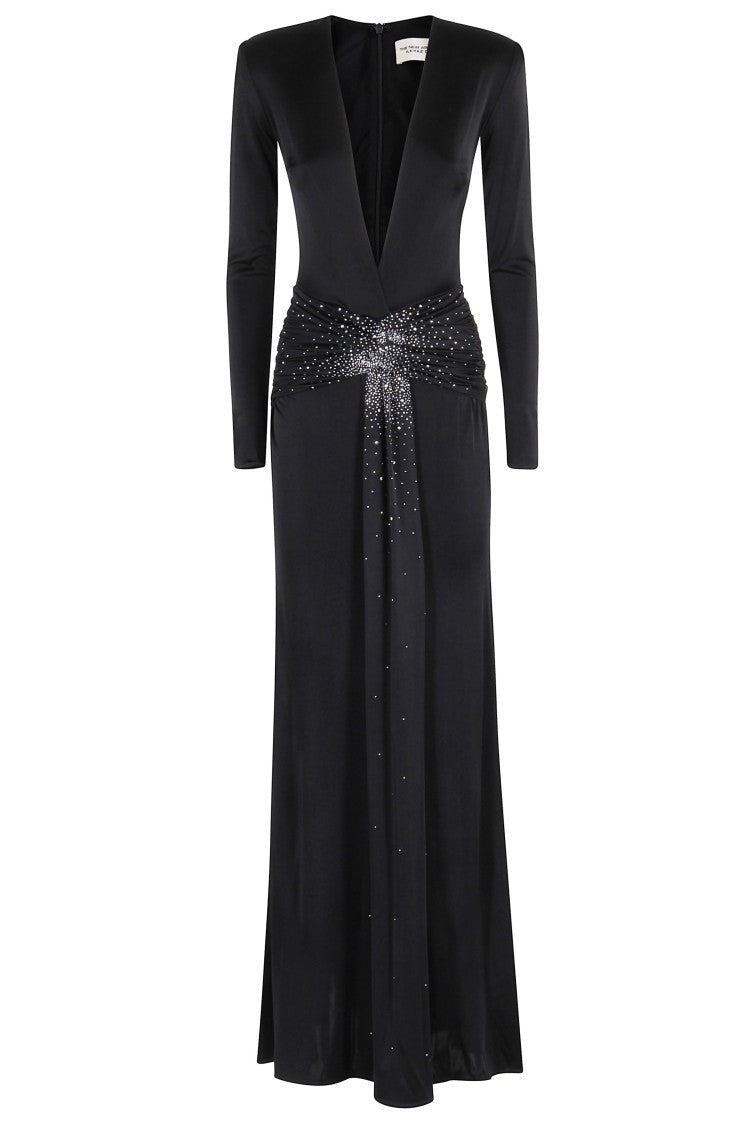 The New Arrivals By Ilkyaz Ozel Azure Maxi In Black Magic