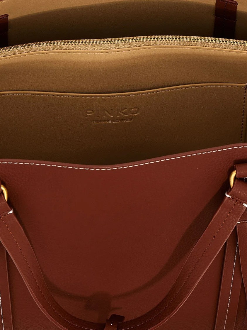 Pinko Large Love-Birds Tote Bag