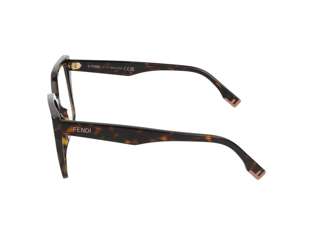 Maison Fendi Tortoiseshell Fe50002i Bold Oversized Eyeglasses