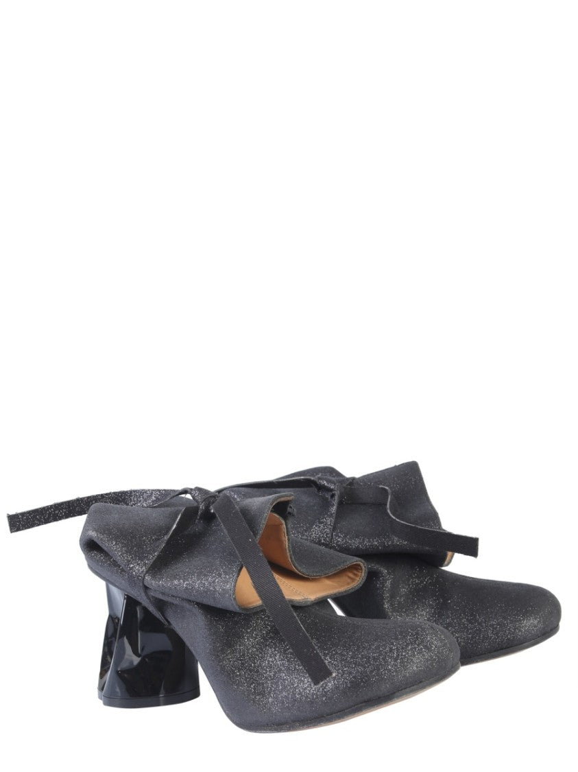 Maison Margiela Ankle Boot With Crushed-Effect Block Heel