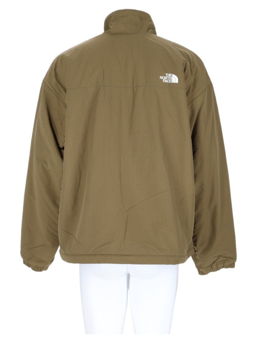 The North Face Brown High-Collar Concealed Zipper Casual Jacket