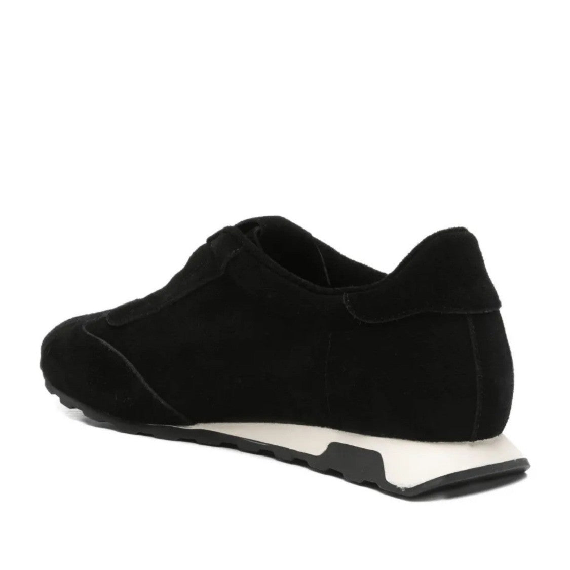 Adrianna Feretti Black Suede Wedge Sneakers