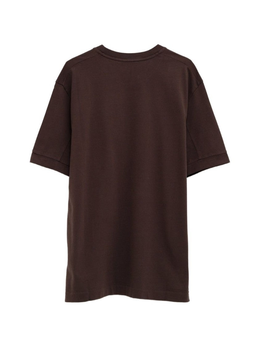 Jacquemus Dark Brown Script Patch T-Shirt