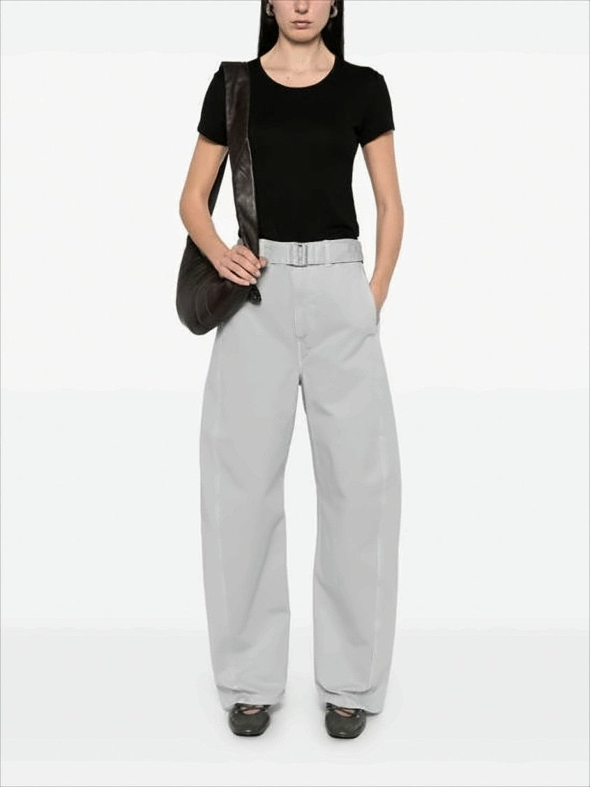 Lemaire Fitted Short-Sleeve Cotton T-Shirt With Round Neckline