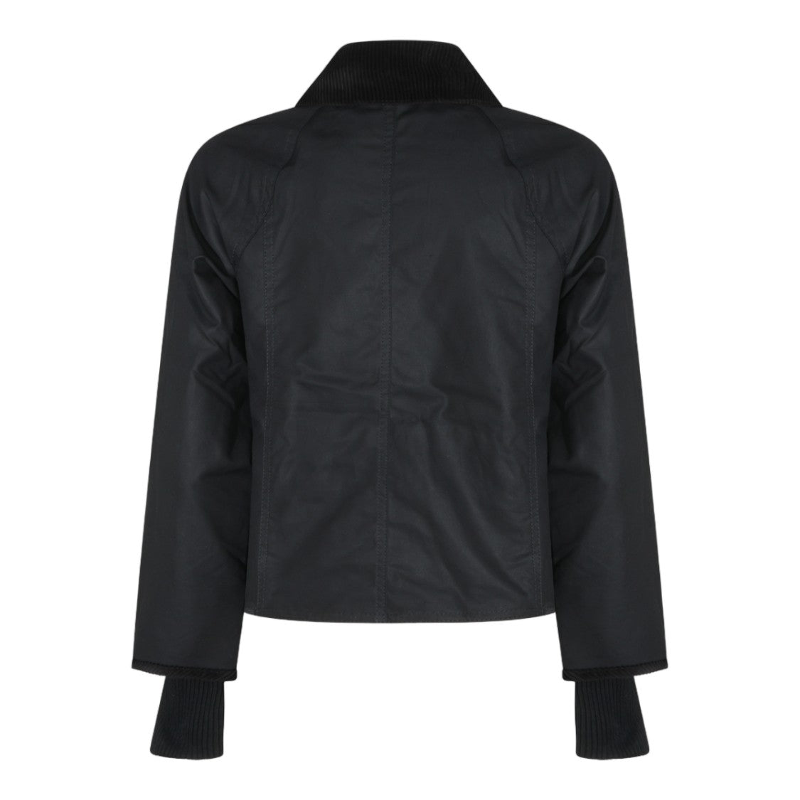 Barbour Matte Black Corduroy Collar Jacket