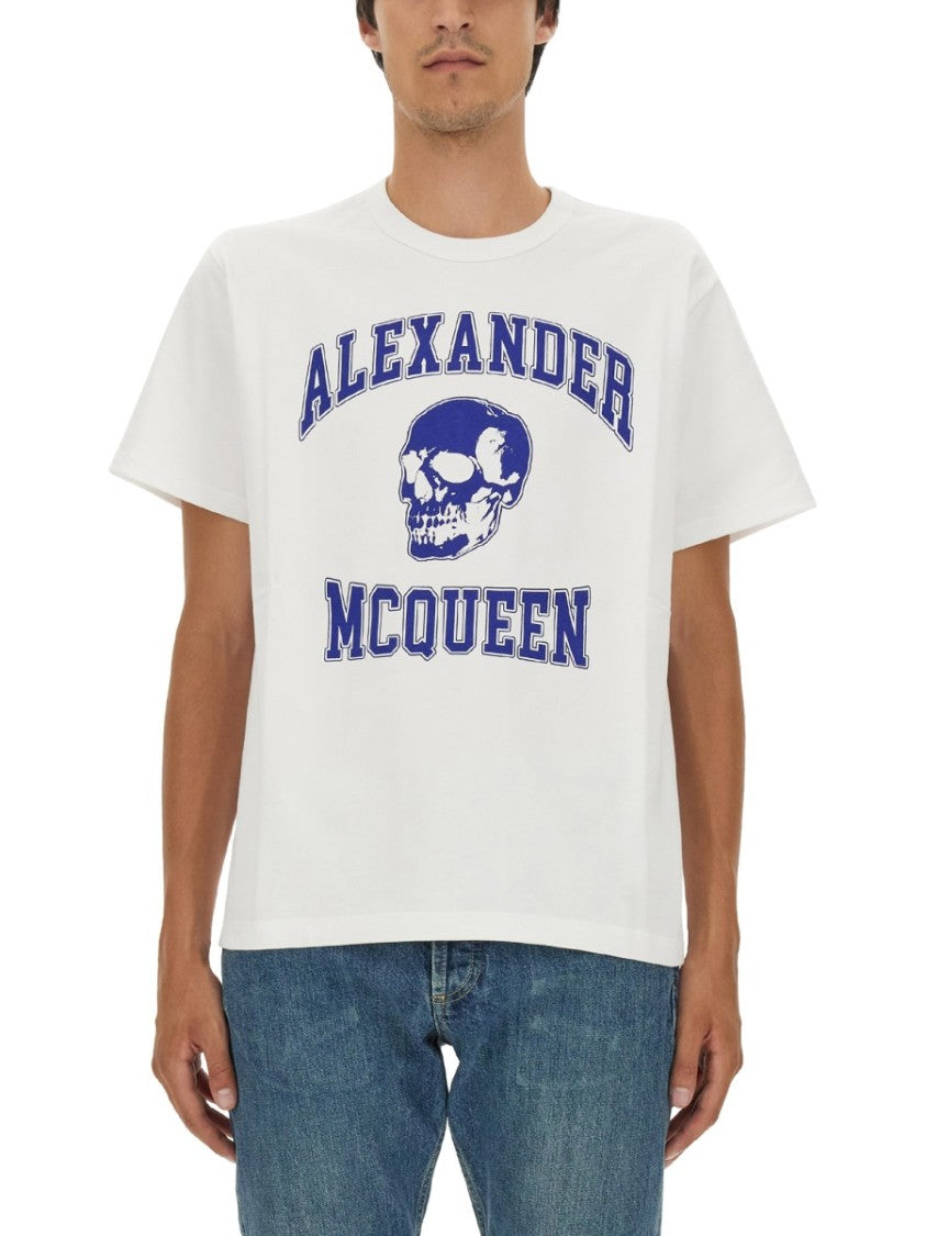 Alexander Mcqueen Skull Logo T-Shirt