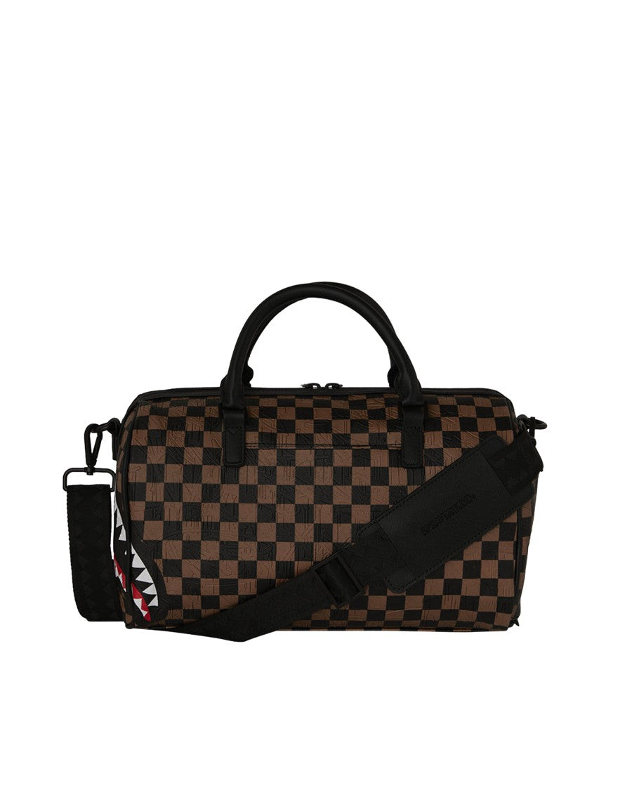 Sprayground Check 2 Emboss Mini Duffle Bag