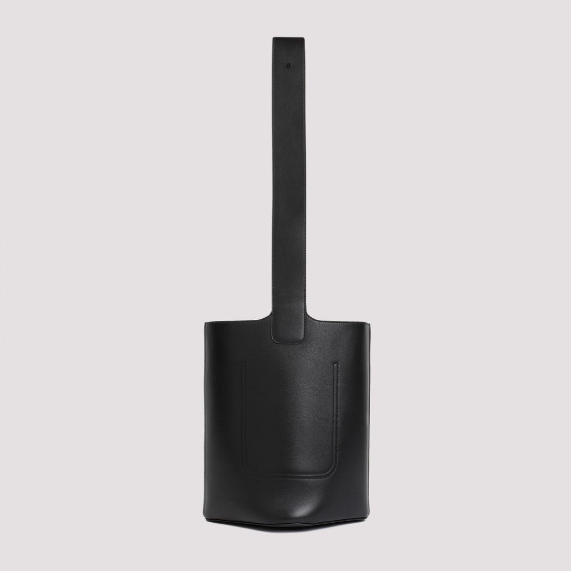 Loewe Adjustable Black Calfskin Bucket Shoulder Bag