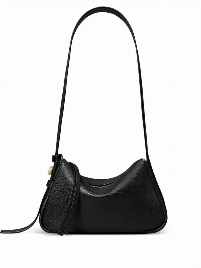 Tory Burch Textured Cowhide Leather Shoulder Bag With Adjustable Strap