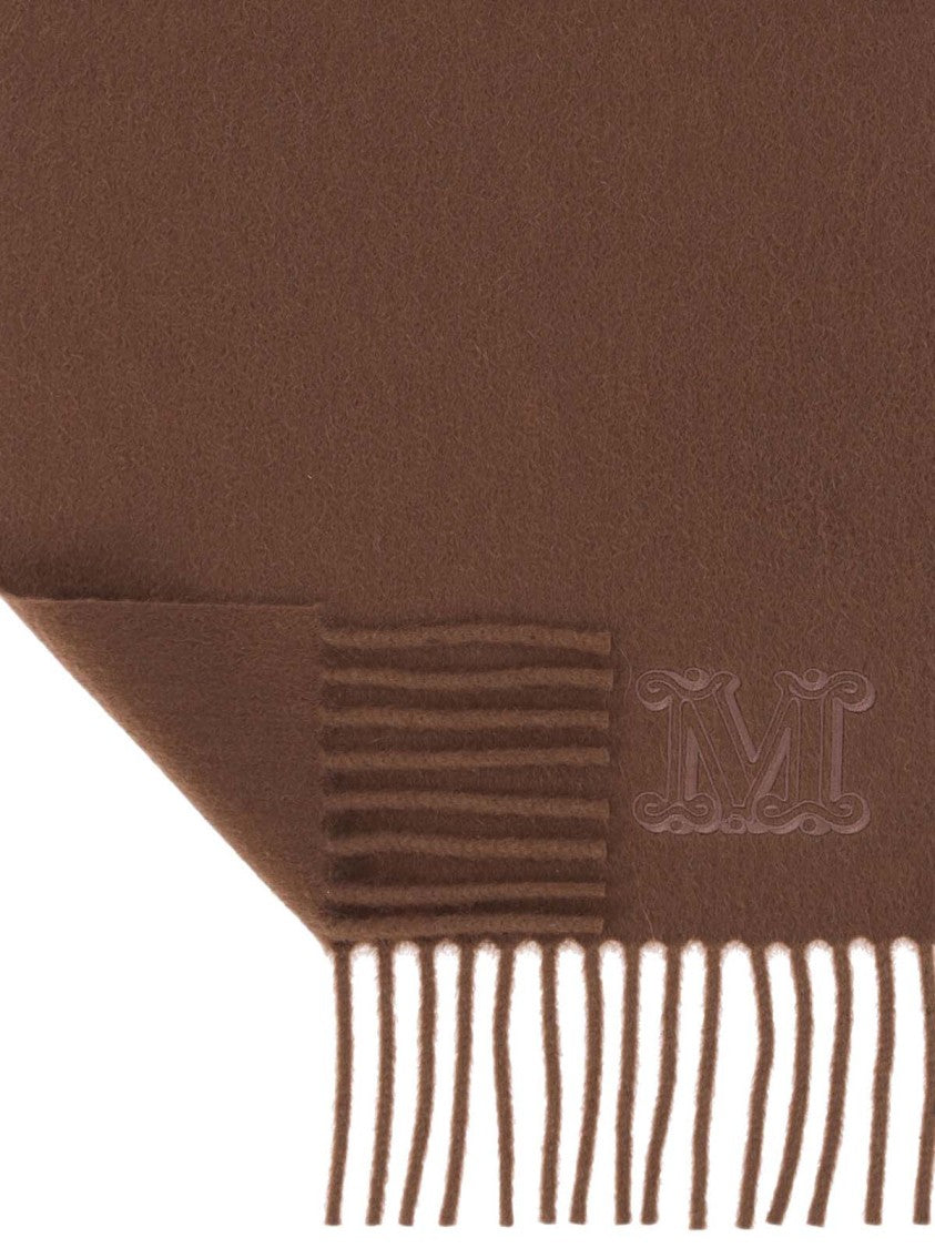 Max Mara "Wsdalia" Cashmere Scarf Brown