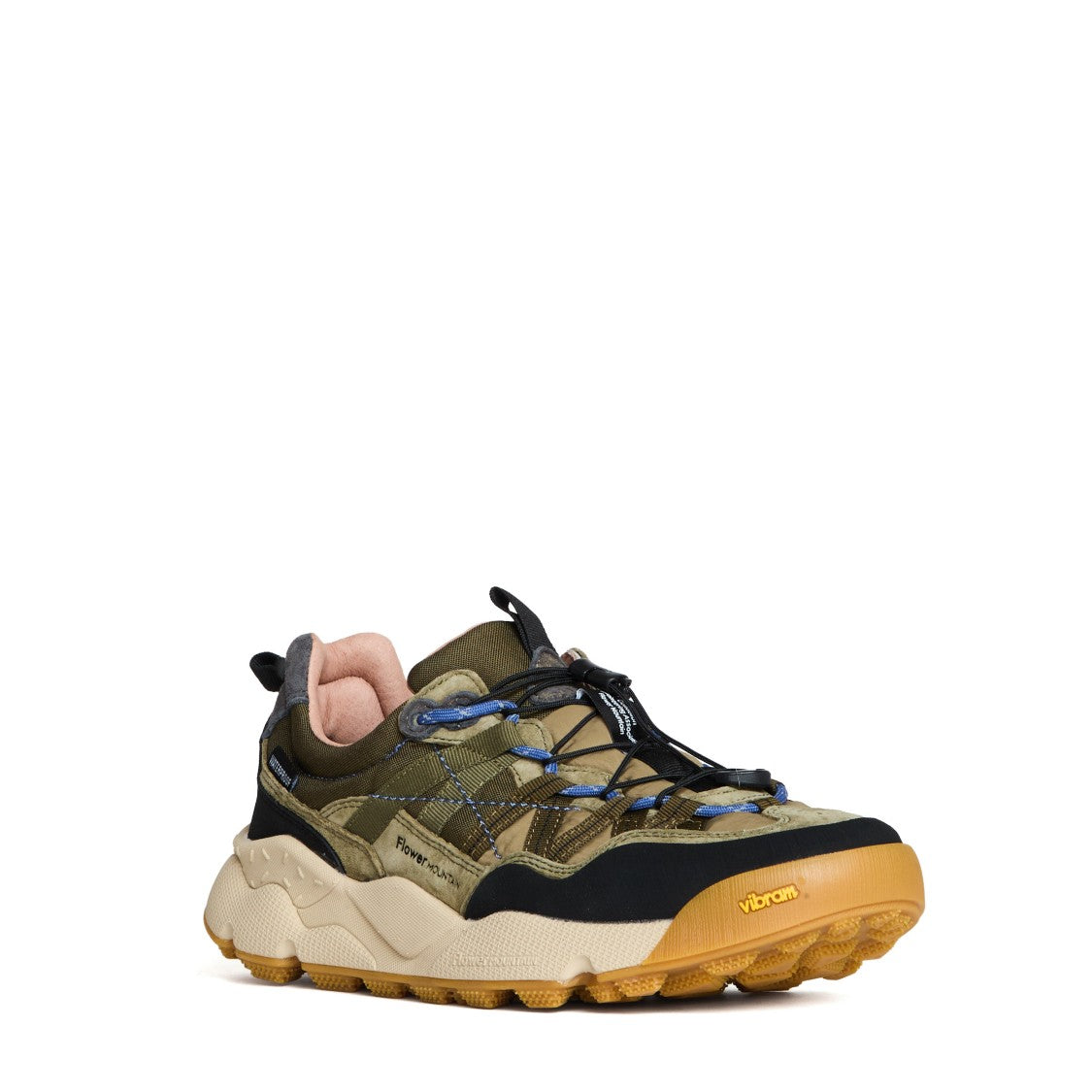 Flower Mountain Iwano 2 Uni Suede And Nylon Sneakers