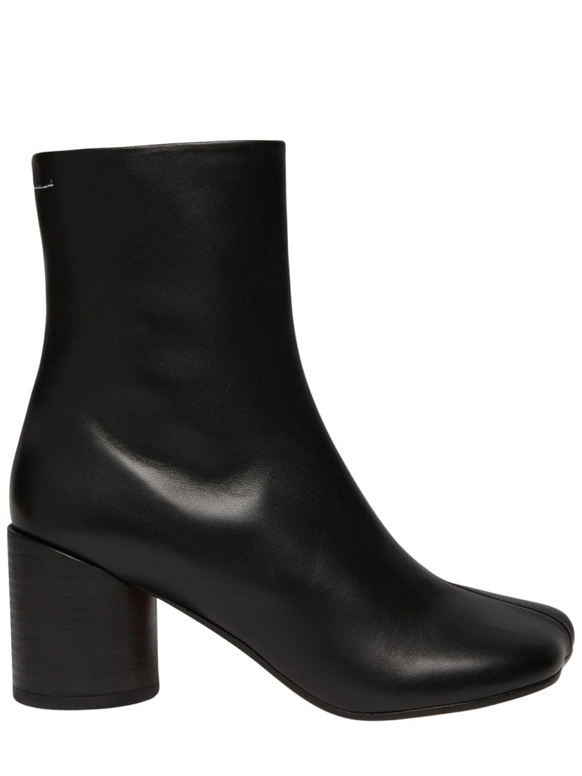 Mm6 By Maison Margiela Anatomic 70Mm Split-Toe Leather Boots