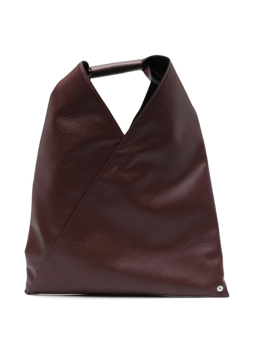 Mm6 By Maison Margiela Burgundy Small Japanese Handbag