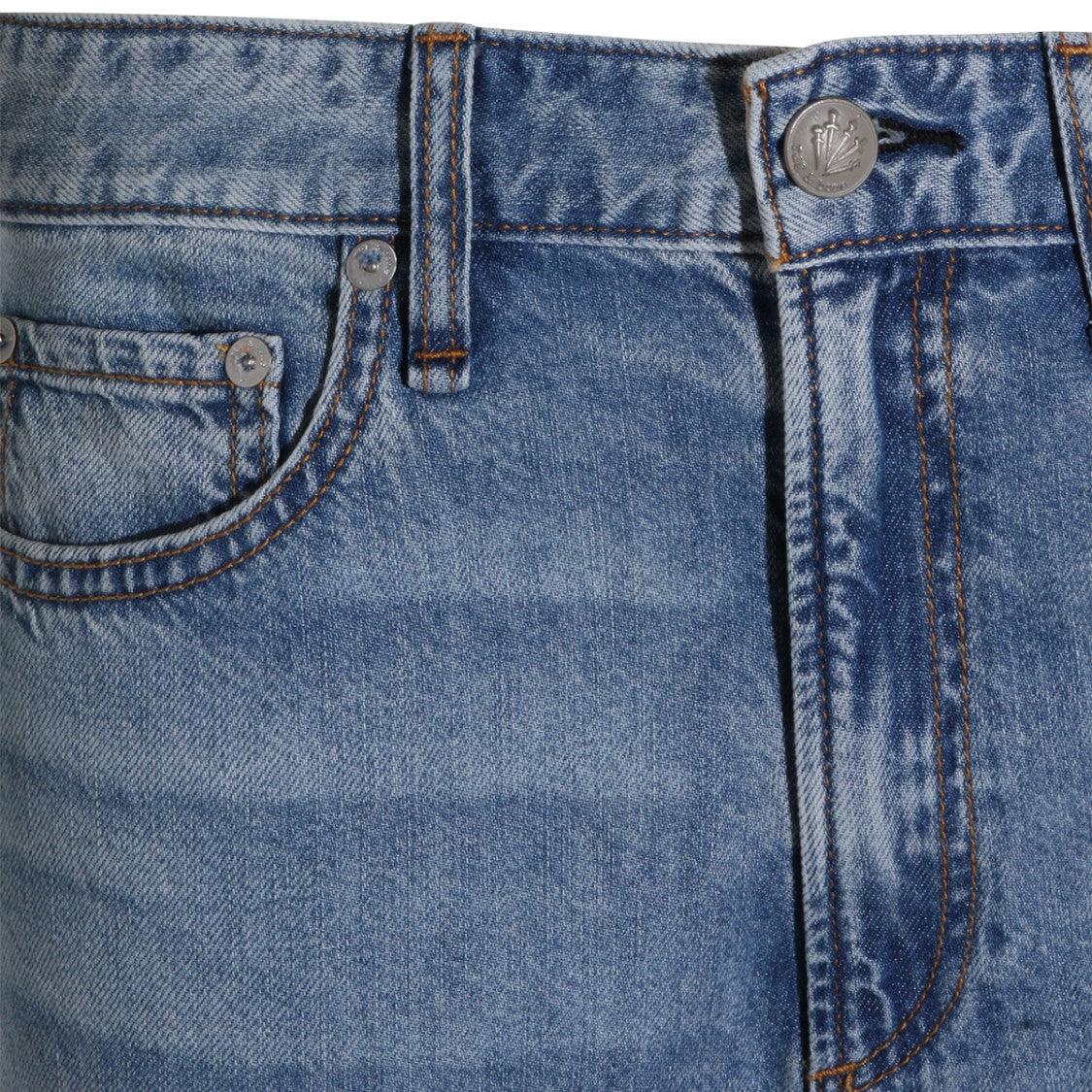 Rag & Bone Straight-Leg Jeans With Mid-Rise Waist
