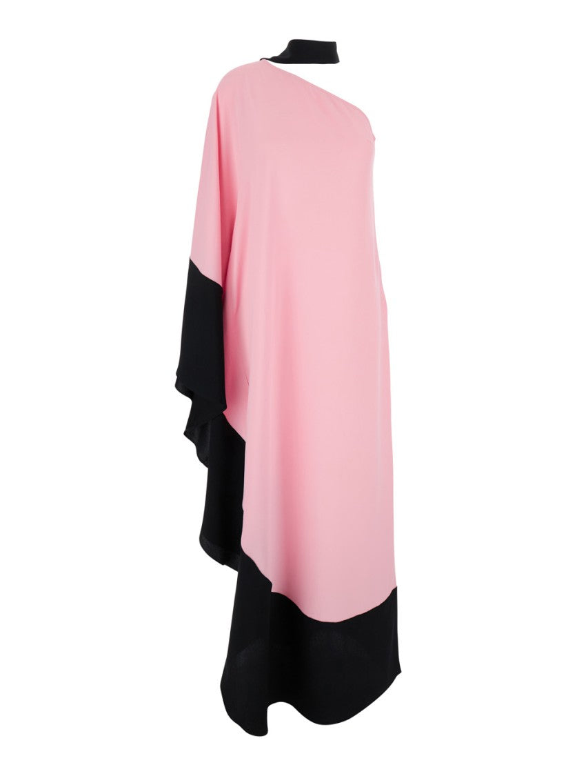 Taller Marmo Olympia' Pink One-Shoulder Long Dress