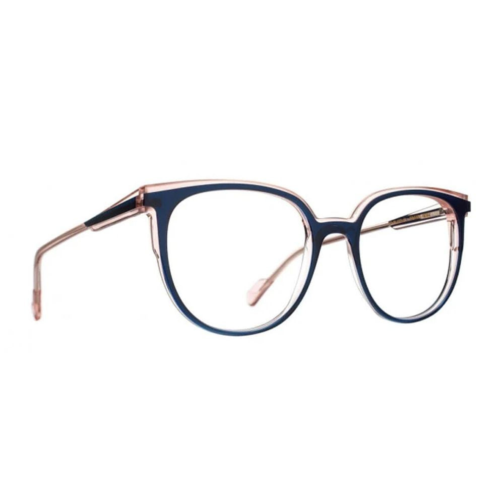 Blush Phantos-Shape Acetate Sunglasses With Gradient Blue