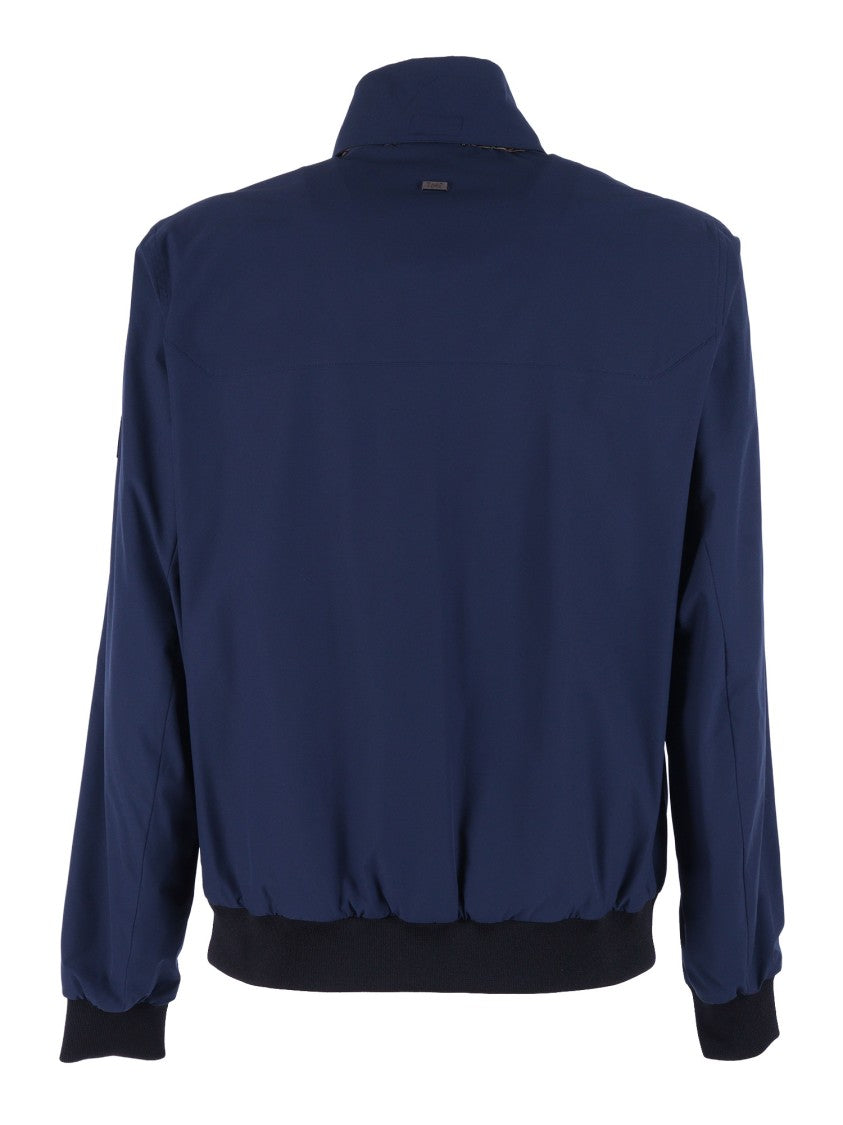 Tombolini Sporty High Collar Zipper Casual Jacket