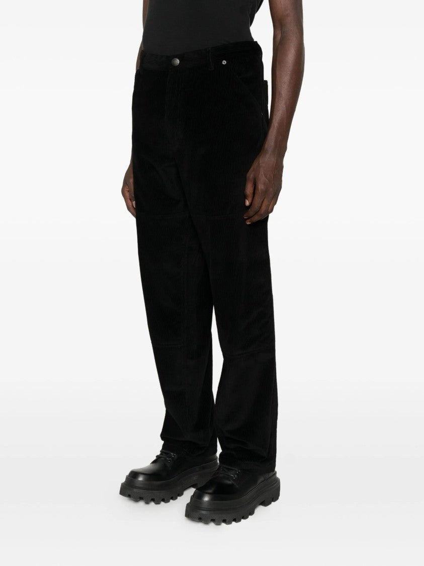 Moncler Textured Corduroy Straight-Leg Five-Pocket Pants