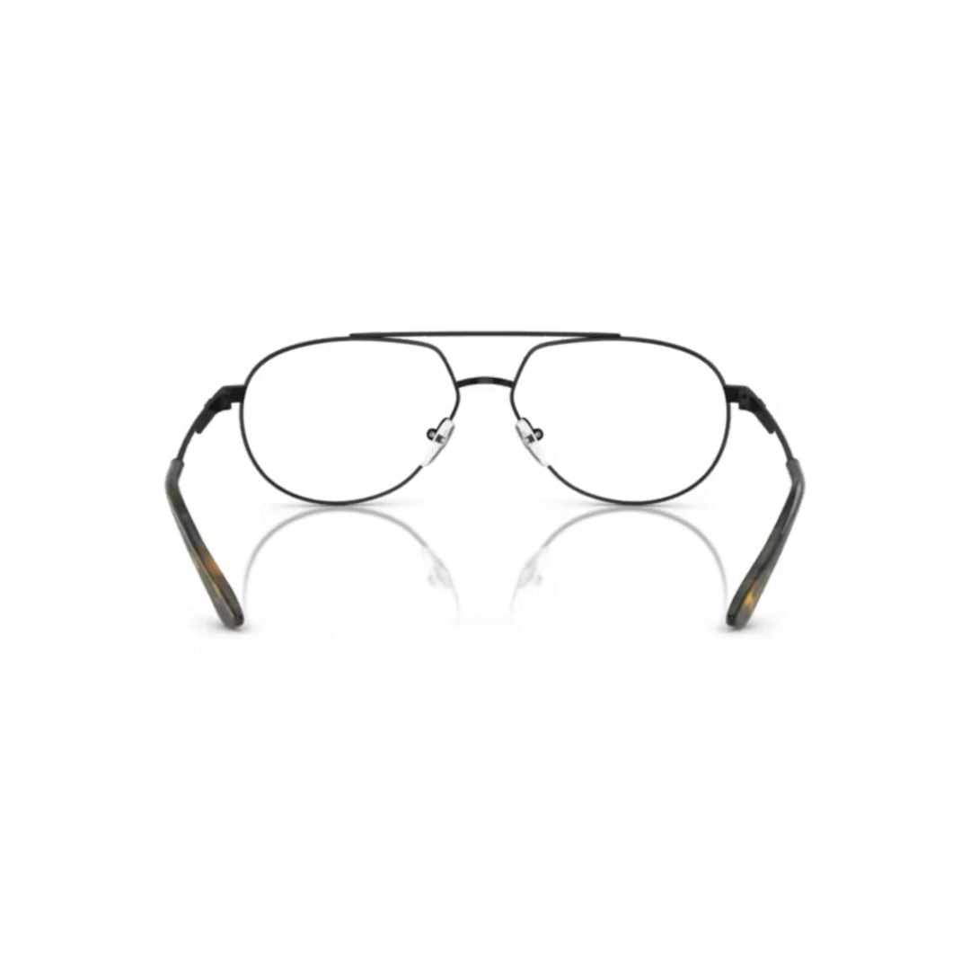 Emporio Armani 0Ea1165 Classic Aviator Eyeglasses With Tortoiseshell Temple Tips
