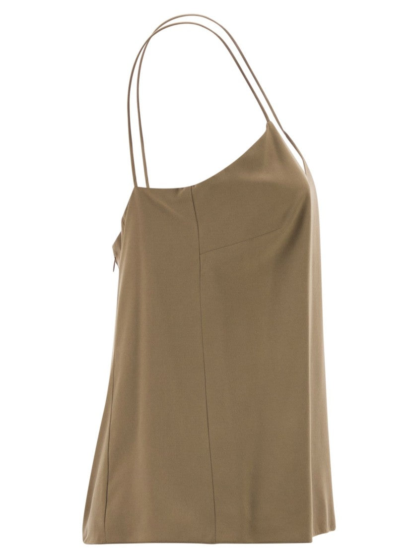 Max Mara Mxmunghia - Silk Canvas Top