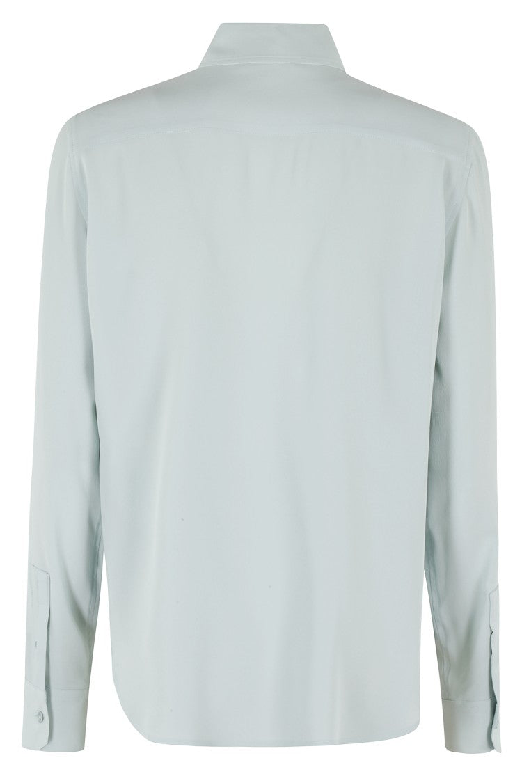 Seventy Plain Crepe Shirt With Silk Mix