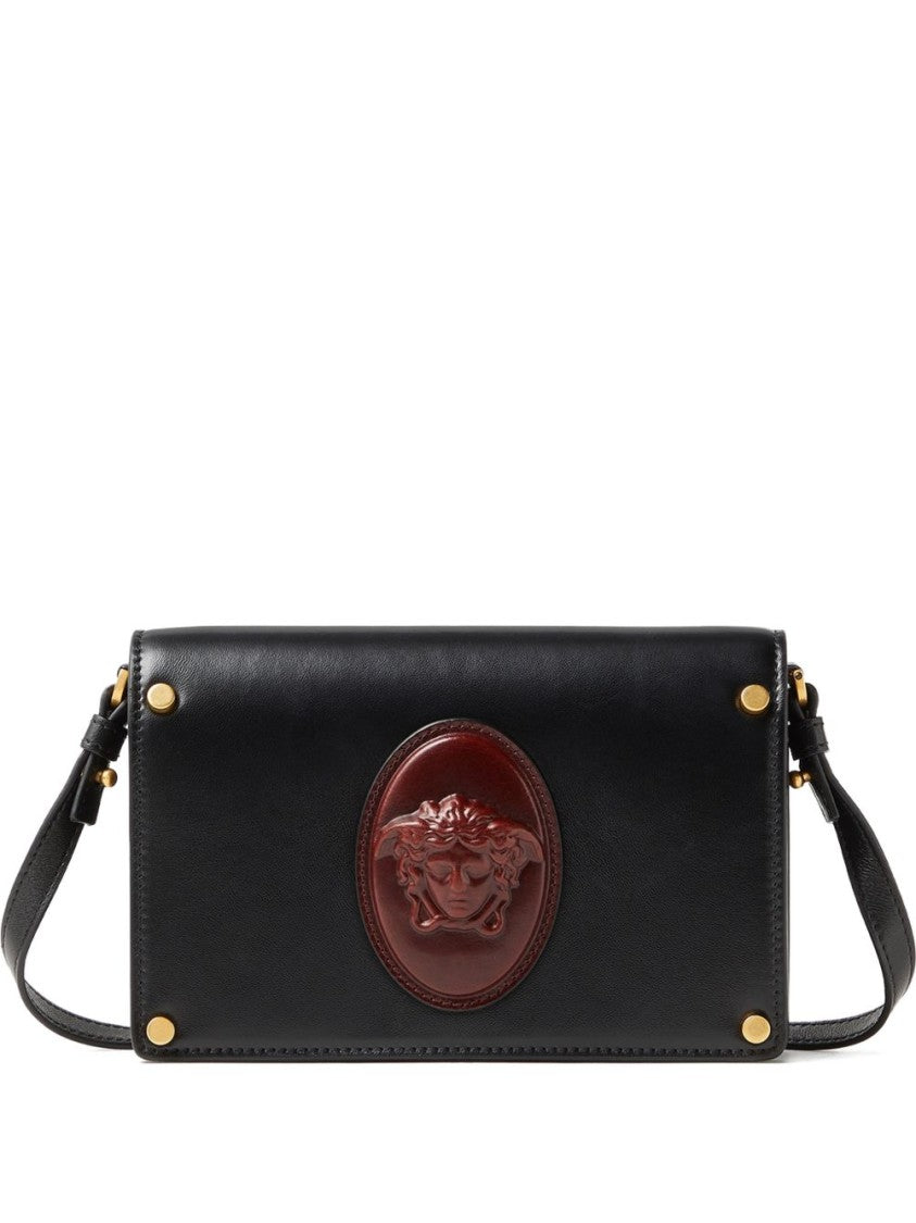 Versace Rectangular Embossed Medusa Shoulder Bag