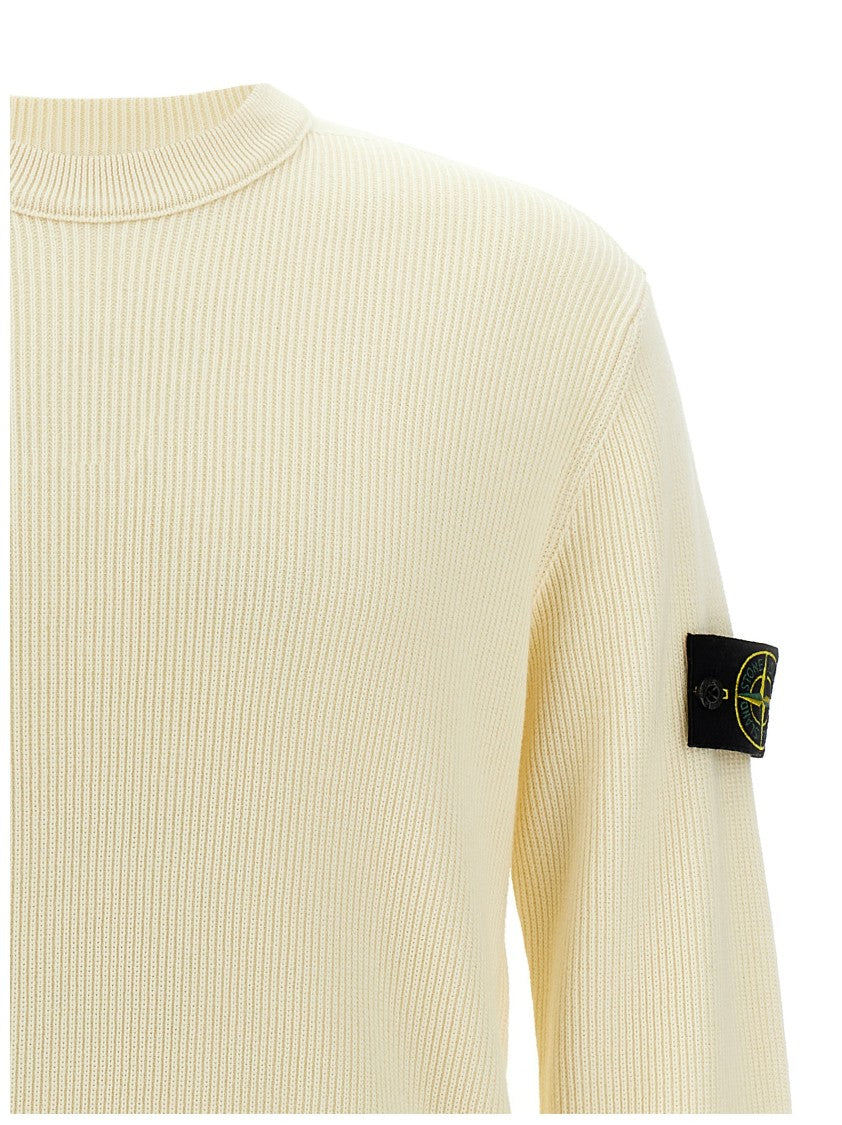 Stone Island Ribbed Crew Neck Sweater