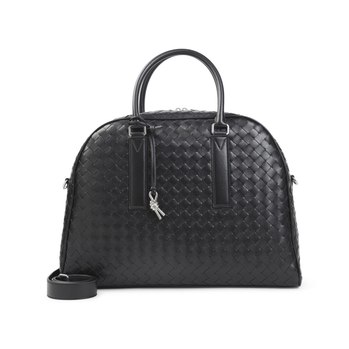 Bottega Veneta Intrecciato Leather Handbag With Adjustable Shoulder Strap