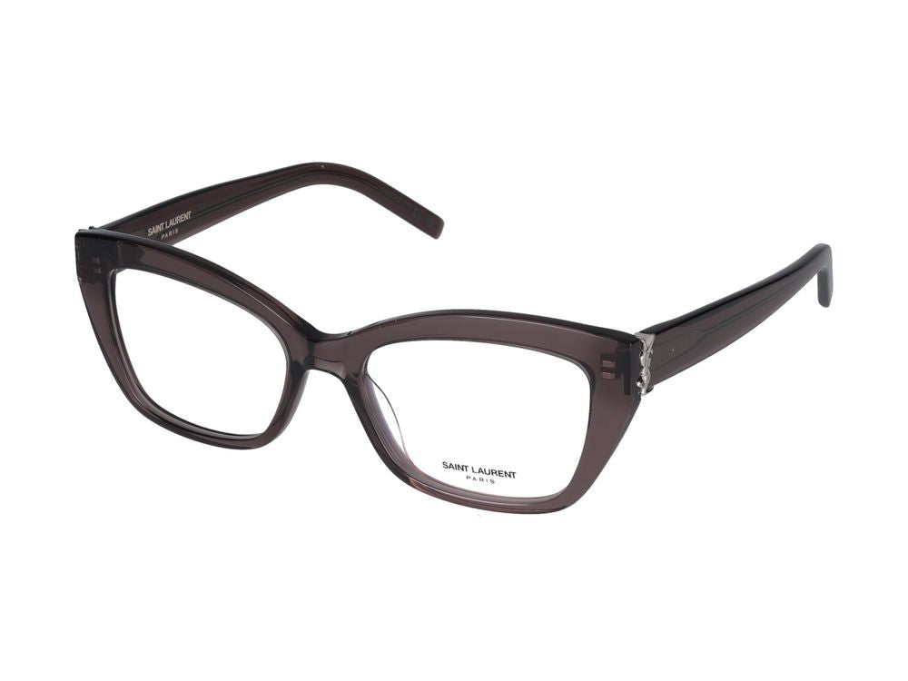Saint Laurent Eyeglasses Sl M117 003 Brown Brown Transparent 53/17/140