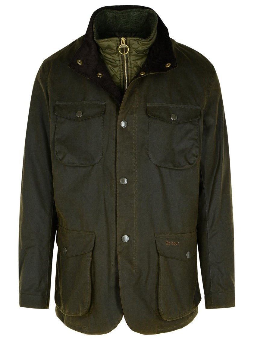 Barbour Ogston Green Cotton Jacket