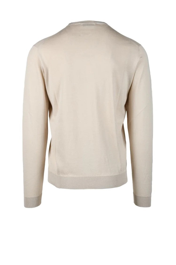 Filippo De Laurentiis Beige Cotton Sweater