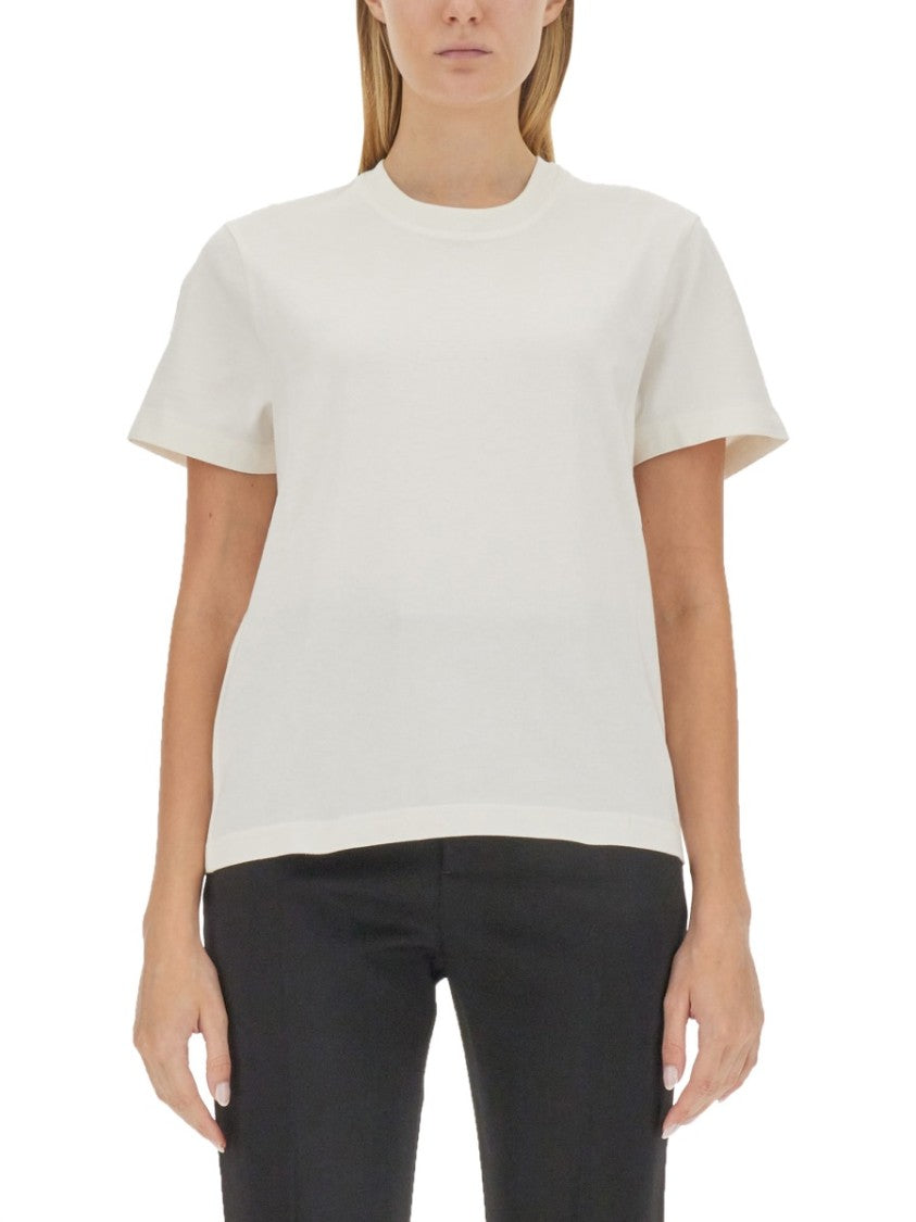 Bottega Veneta Regular Fit White Cotton T-Shirt