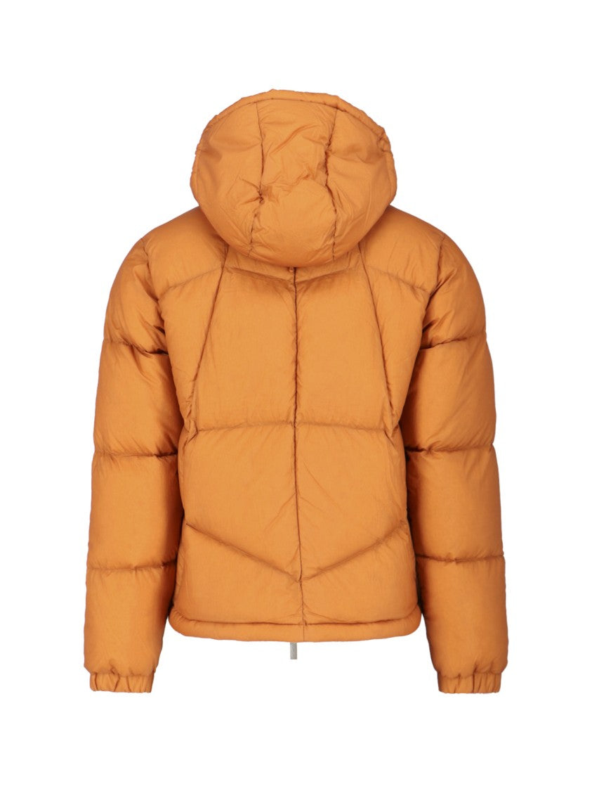 K-Way Classic Orange Casual Jacket With High Collar