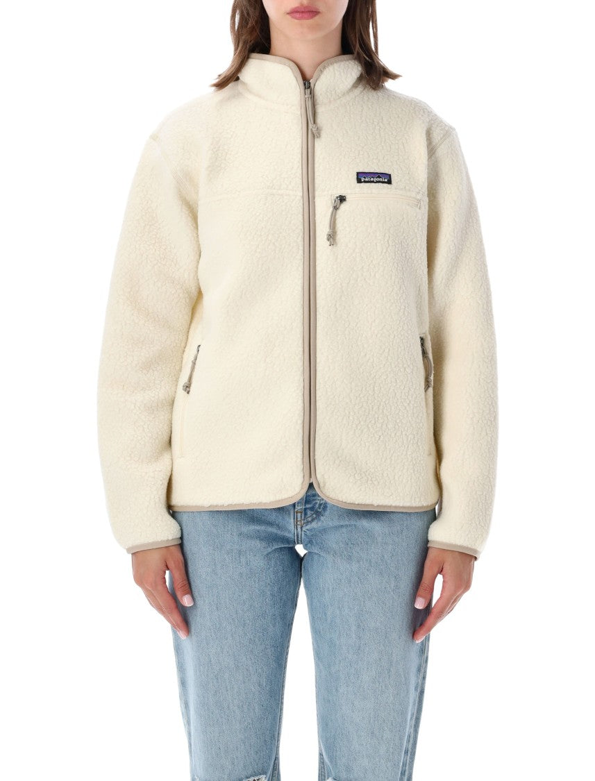Patagonia Retro Pile Brushed Recycled Polyester Fleece Hooded Jacket