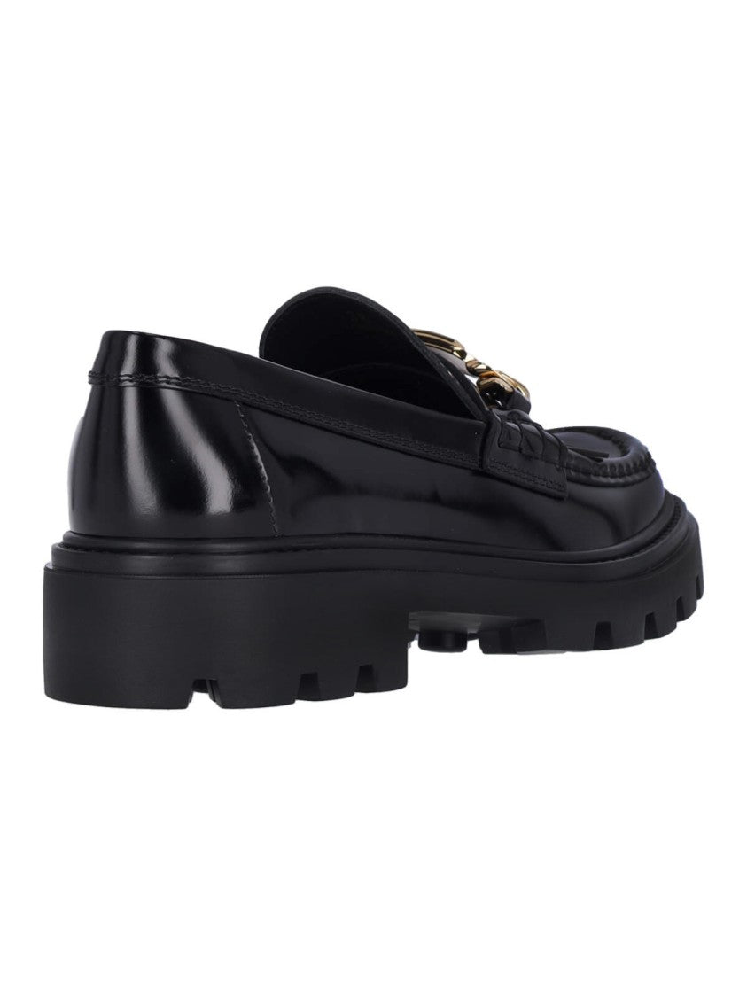 Tod's Fringed' Moccasins – Black