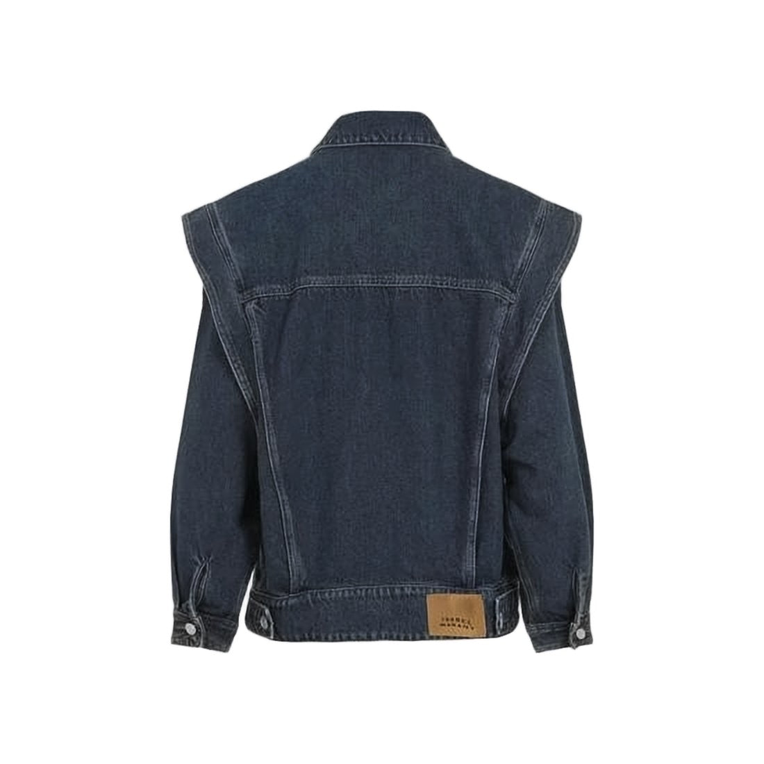 Isabel Marant Structured Denim Jacket With Pronounced Shoulder Detailing