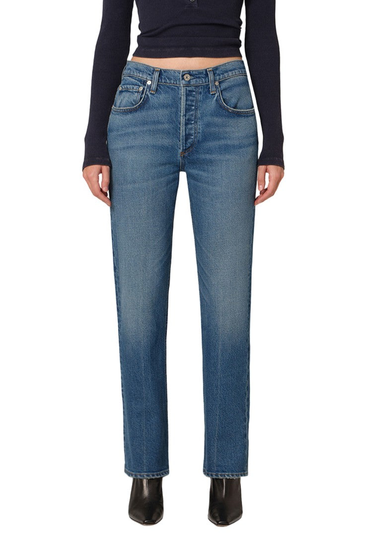 Citizens Of Humanity Dark Indigo Cruise Cigarette-Leg Jeans