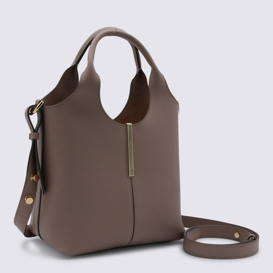 Tod's Muted Pink Leather Tote Bag